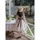 Miss Point Forest Picture Book 3.0 Lantern Sleeve Short and Long Sleeve OP(Reservation/3 Colours/Full Payment Without Shipping)